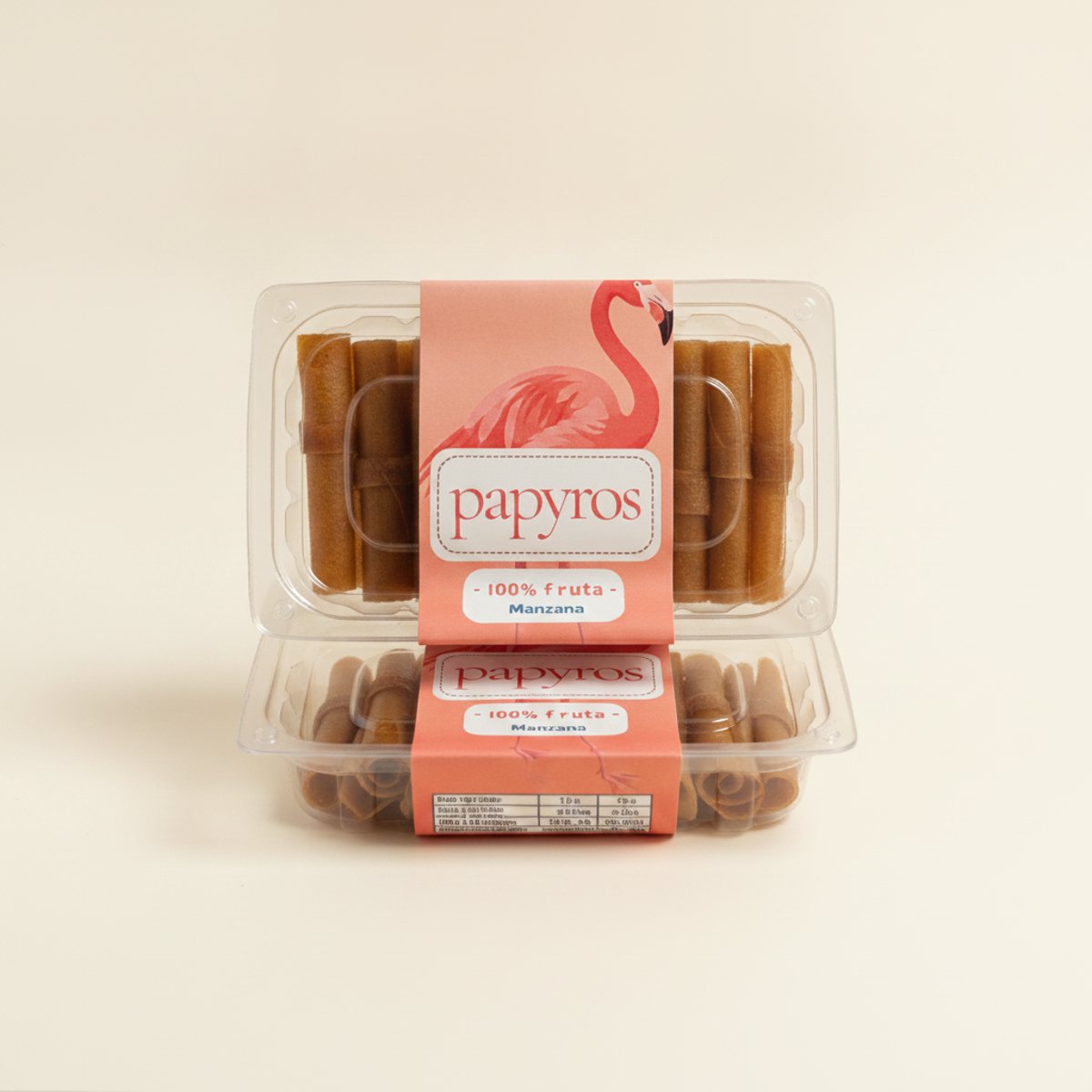 Caja de rollos de fruta Papyros sabor Manzana