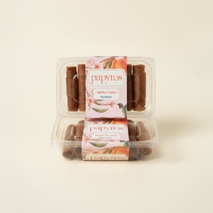 Caja de rollos de fruta Papyros sabor Durazno