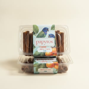 Caja de rollos de fruta Papyros sabor Lulo