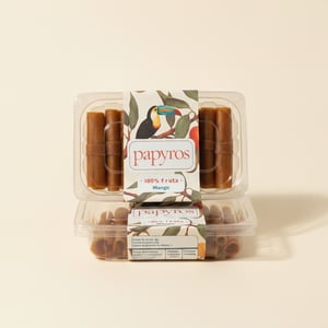 Caja de rollos de fruta Papyros sabor Mango